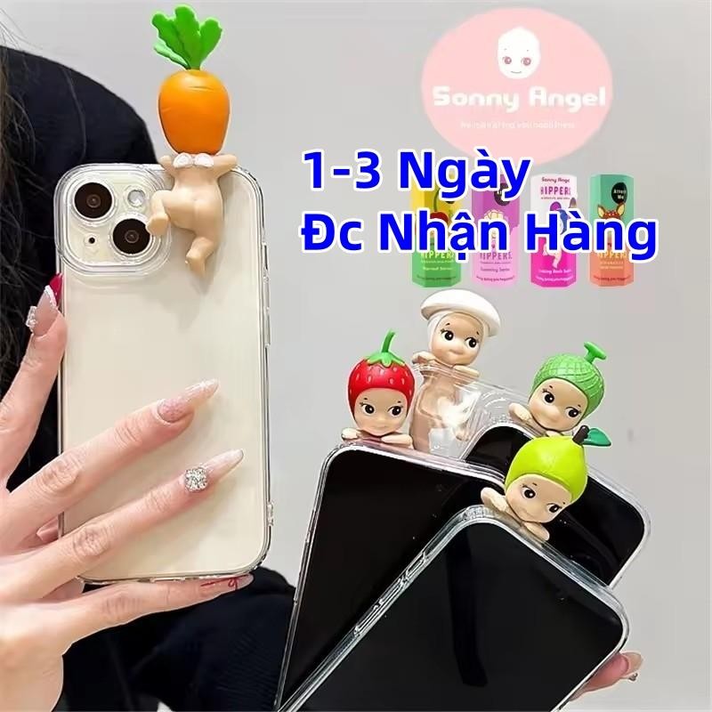 Sonny Angel Hippers Cute Trang Trí Dán Ốp Điện Thoại - Phụ Kiện Điện Thoại