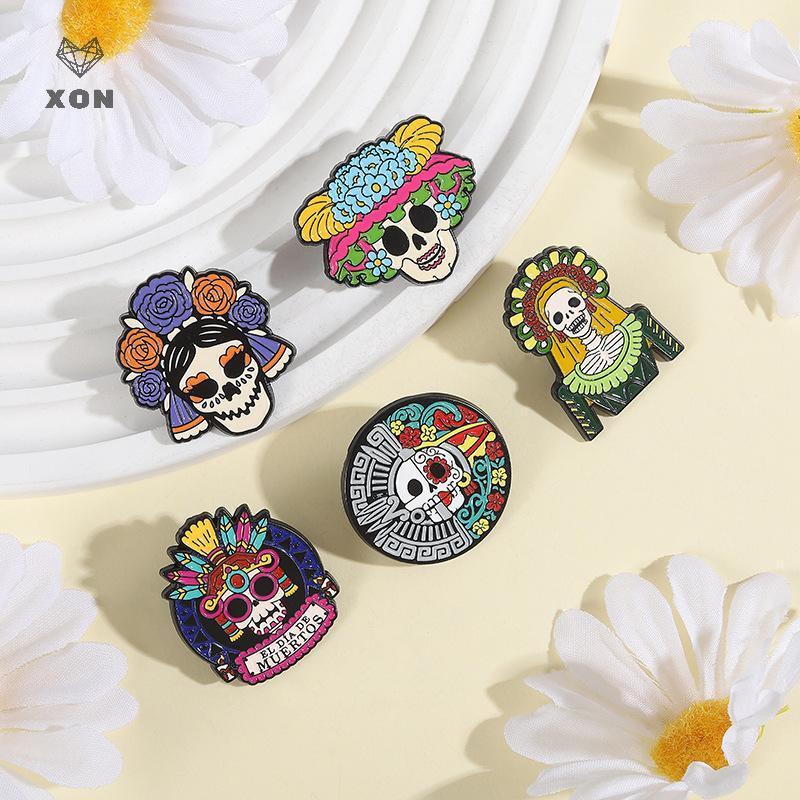 [Day of the Dead] Trâm cài hình Xương người Catrina - Ngày của Người Chết (Mexico), Quà tặng hay phụ