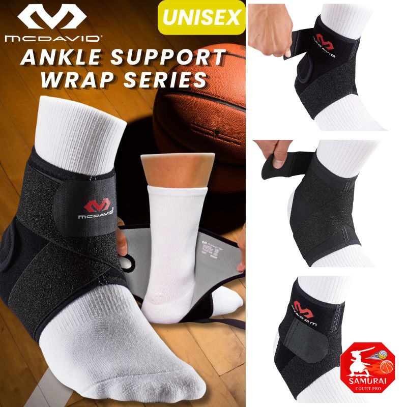McDavid Strap Ankle Wrap Right Foot MVJ M437R BK S