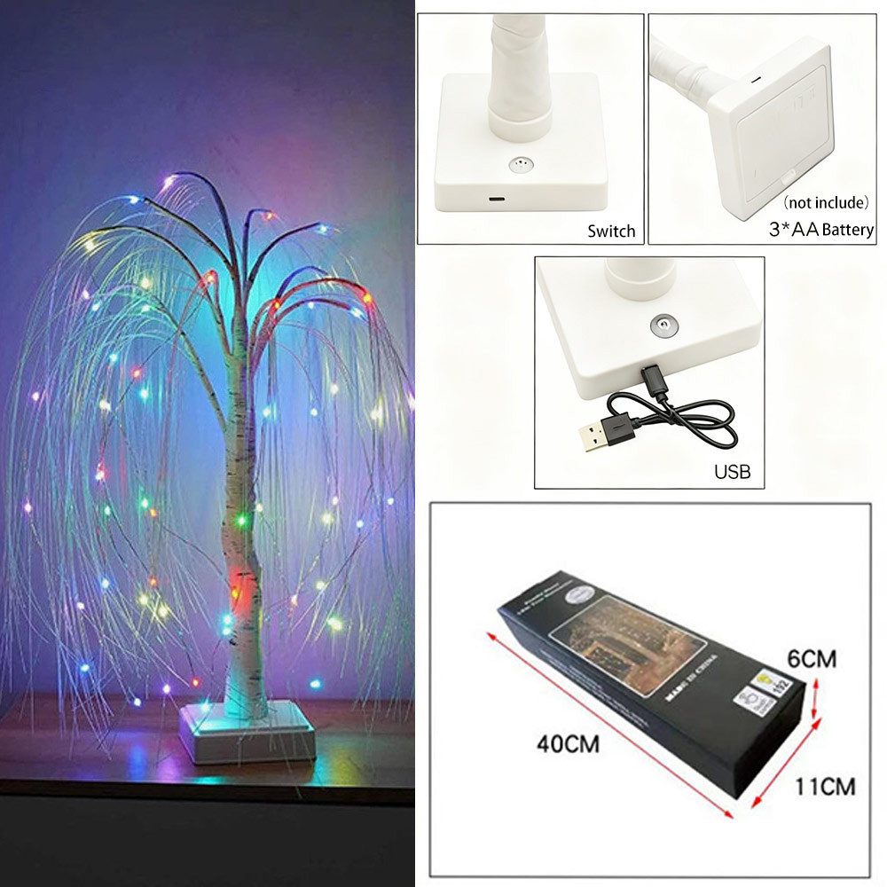 LED small tree light room decoration light creative home scene decoration