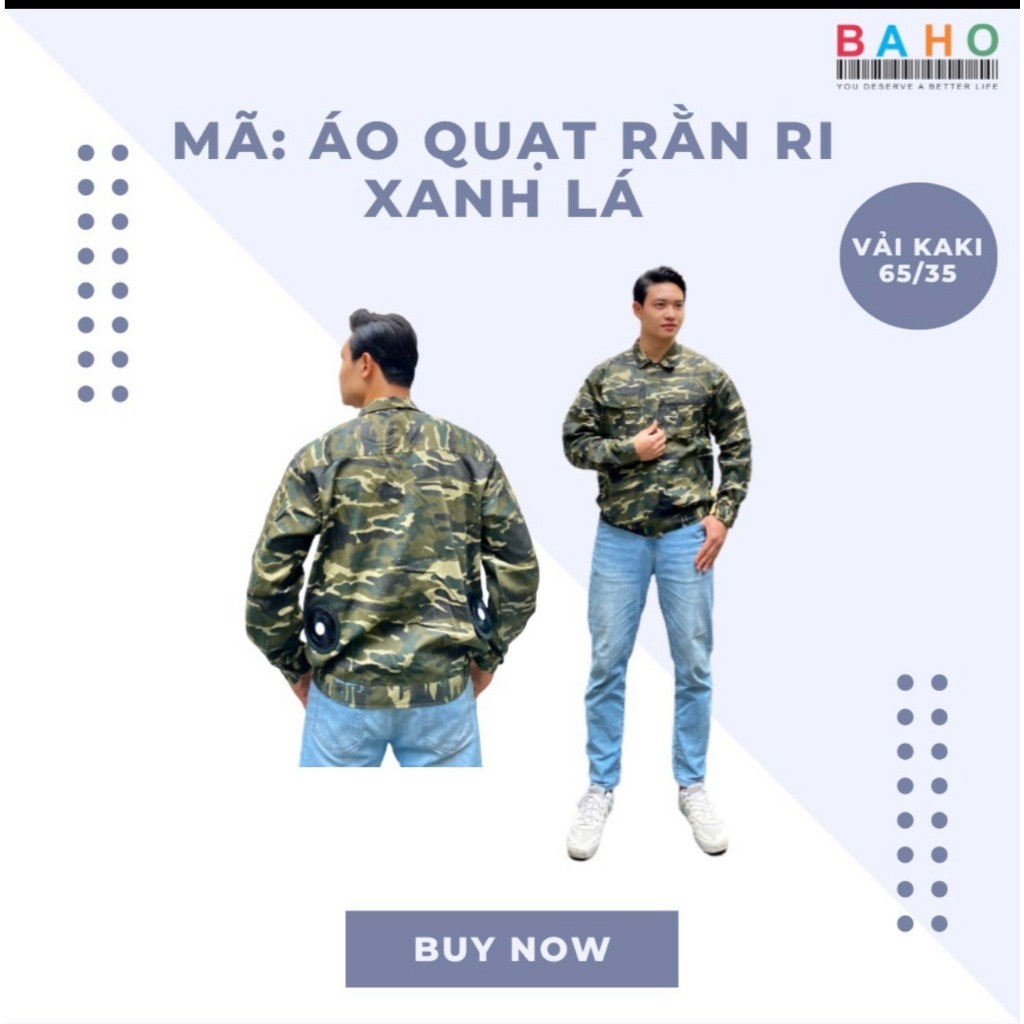 [Shop Áo Ong] Combo 2 áo điều hòa bộ phụ kiện quạt 18v 80000mah