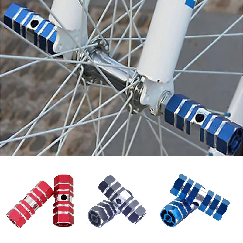 Combo 2 cái giá để chân xe đạp Gác Chân Hợp Kim Nhôm, 60mm 70mm 100mm - Thiết kế chắc chắn, phù hợp mọi loại xe đạp=