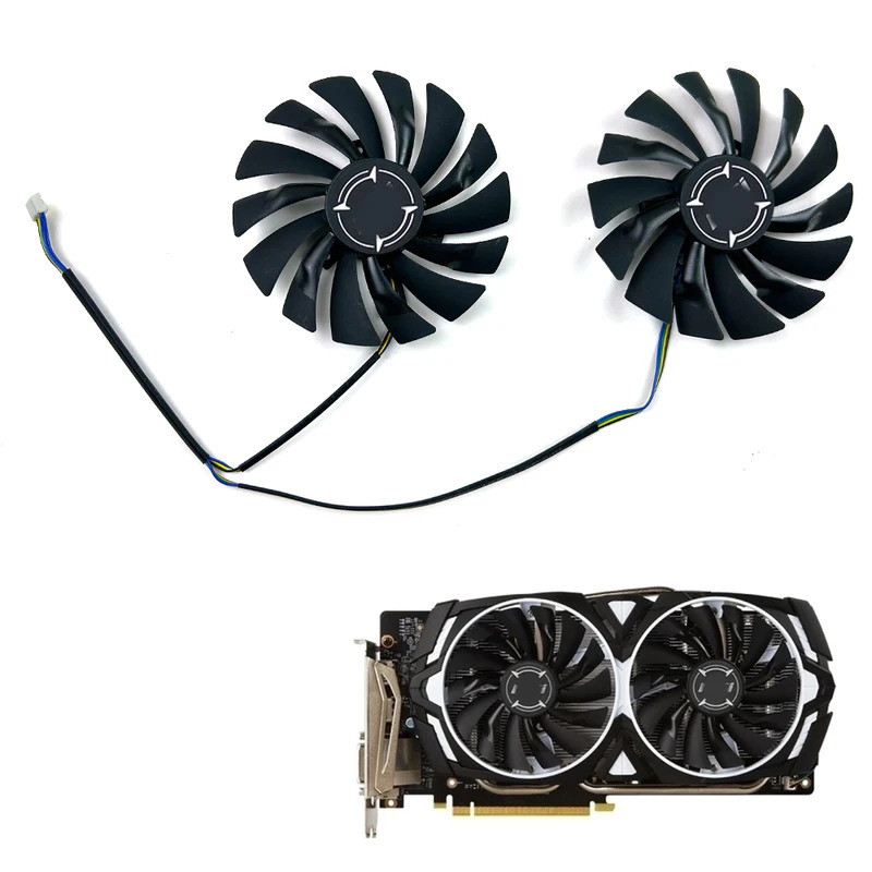 I [Quạt làm mát MỚI 95mm 4pin PLD10010S12HH GTX1080 1070 1060 ARMOR cho MSI GeForce GTX 1080TI 1080 