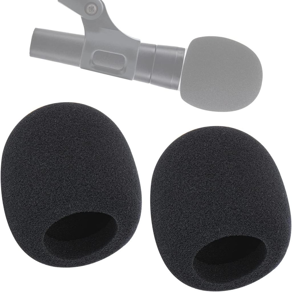 2 Gói Vỏ Xốp Micro Cho Shure SM58 SM57, Bộ Lọc Pop Kính Chắn Gió Mic Chuyên Nghiệp, Tấm Chắn Bọt Biể