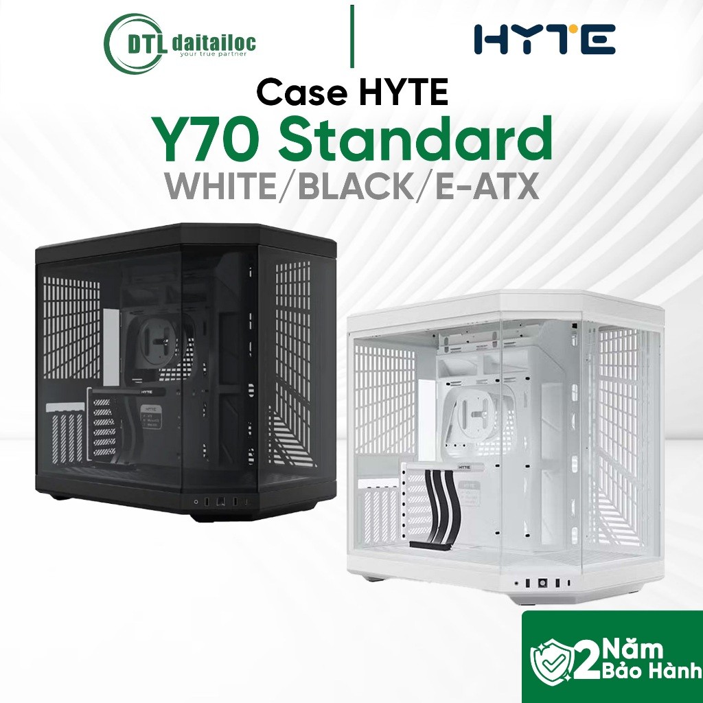 Case HYTE Y70 Standard E-ATX Đen Trắng | Chính Hãng | Bảo Hành 24 Tháng