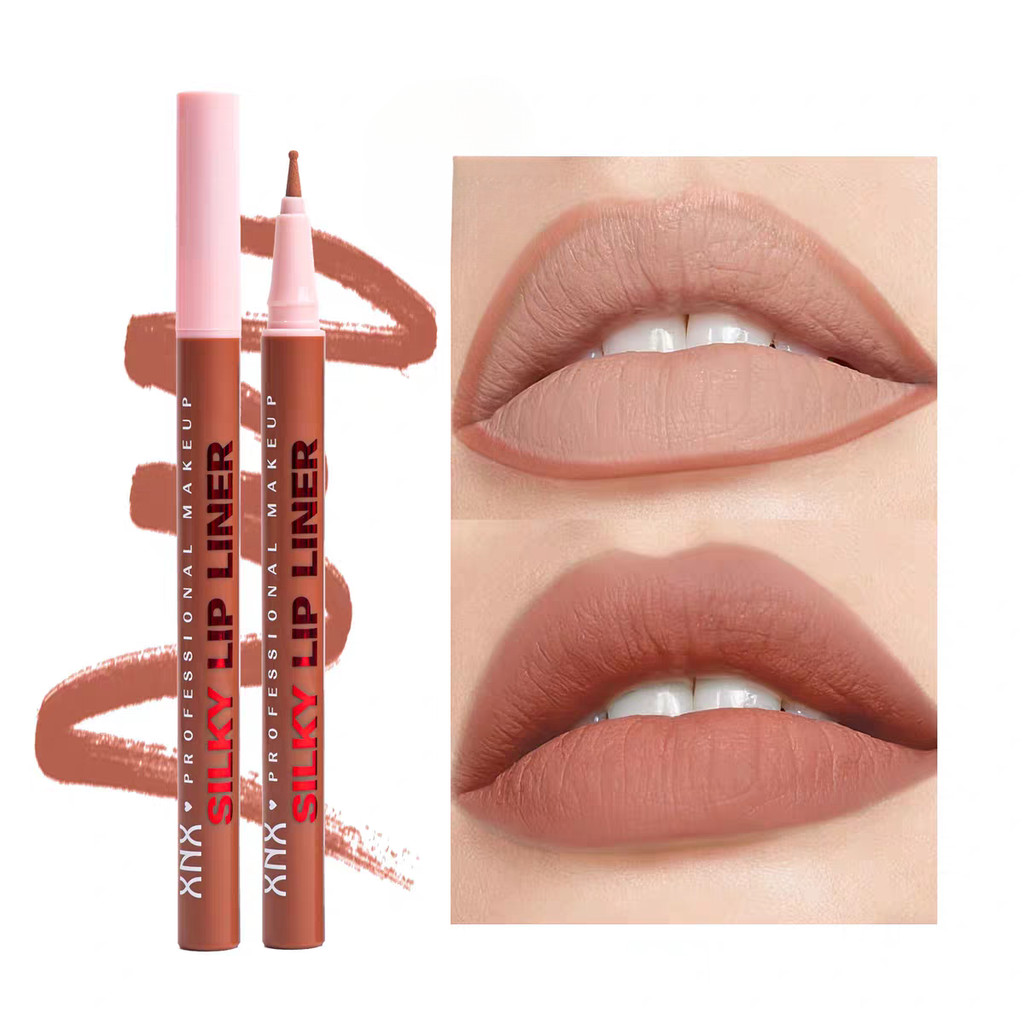 NYX Lip Liner Màu Sắc Tự Nhiên Rendering Không Dễ Dàng Mờ Trang Điểm Mịn Đầu Tròn Môi Bút Trang Điểm