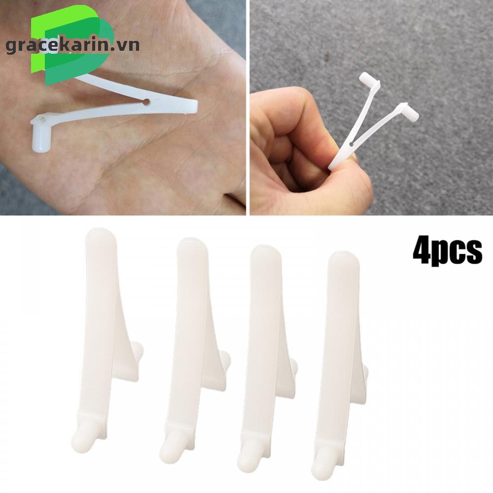4 X V-Style Wishbone Spring Clip For Swimming Pool Telescopic Poles Tools