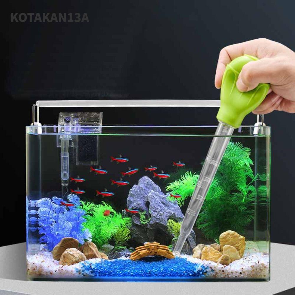 KOTAKAN13A Dụng cụ làm sạch sỏi bể cá, Ống hút làm sạch Kéo dài ống hút bể cá, Máy bơm Siphon nhỏ gi