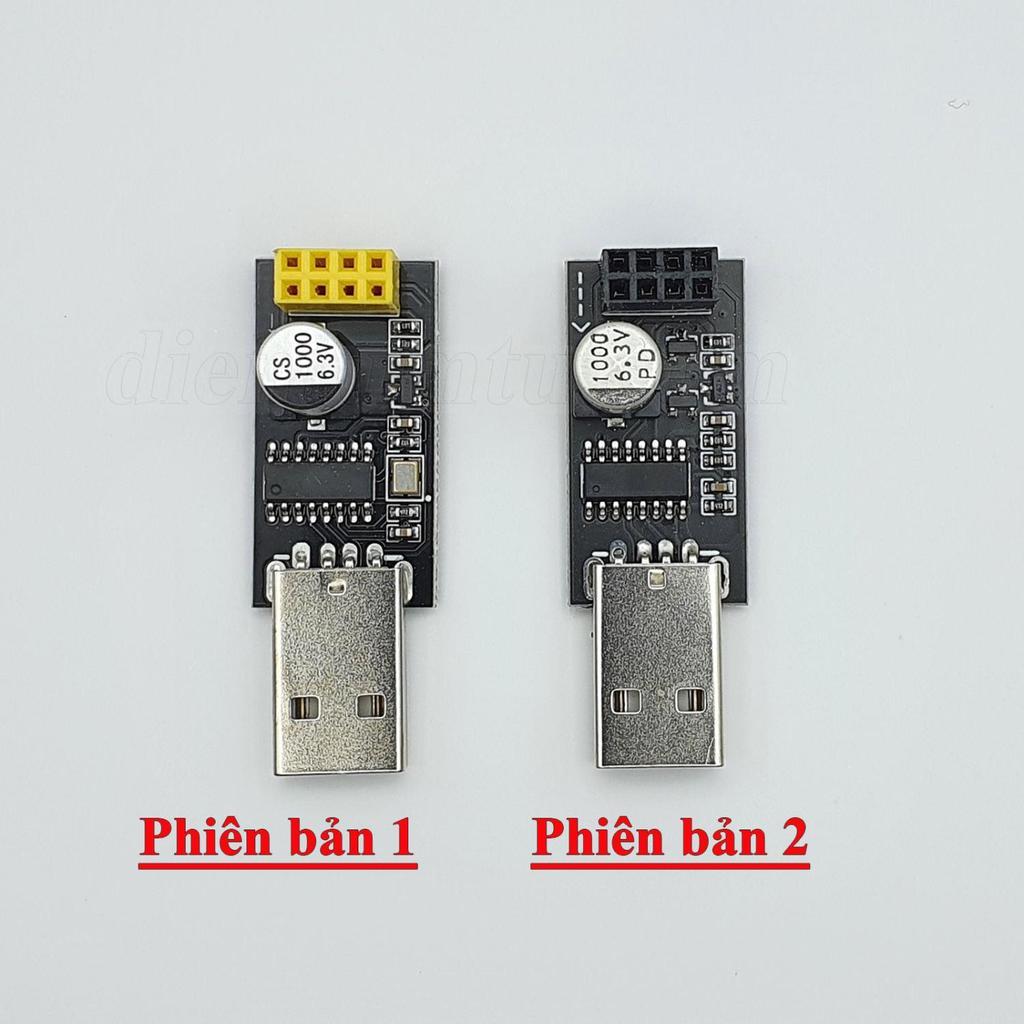 022 USB, Adapter , Mạch nạρ ESP8266 ESP-01 ESP-01S CH340 USB to ESP8266 ESP01 ESP01S