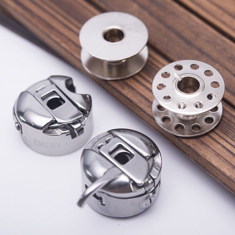 Phụ Kiện Máy May Hộ Gia Đình Chân Bobbin Bobbin Case Flat Car Bobbin Case Máy May Kiểu Cũ Bobbin Bob