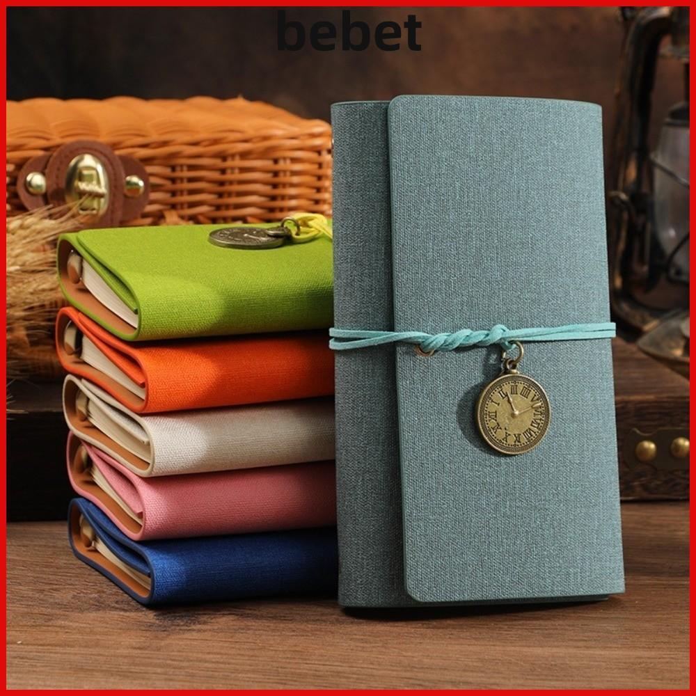 BEBET Sticker Book, Flipped Design A6 Retro Xoắn Ốc Notebook, Phong Cách Retro Có Thể Tái Sử Dụng 6 