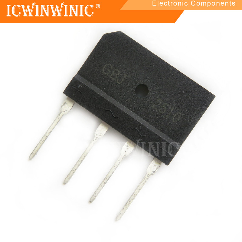 IC mạch tích hợp 5 mảnh GBJ2510 2510 ZIP-4