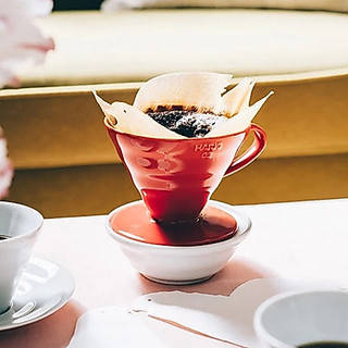 Phễu Lọc Cà Phê Bằng Gốm Sứ Hario V60 Ceramic Dripper VDC-02W - Size 02 Trắng Nhật Bản