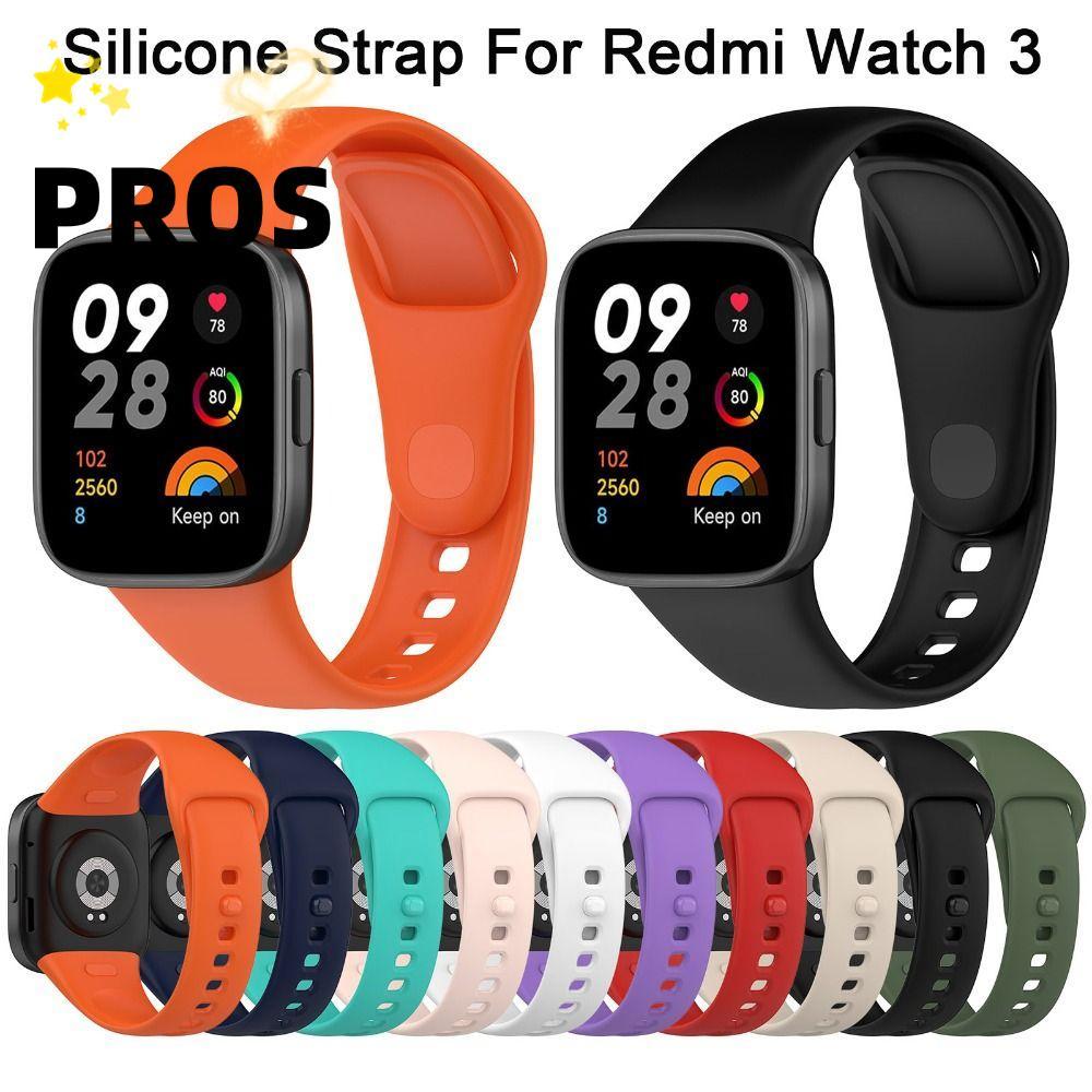 Dây đeo PROS Soft Sport Smart Watch Dây đeo cổ tay cho Redmi Watch 3