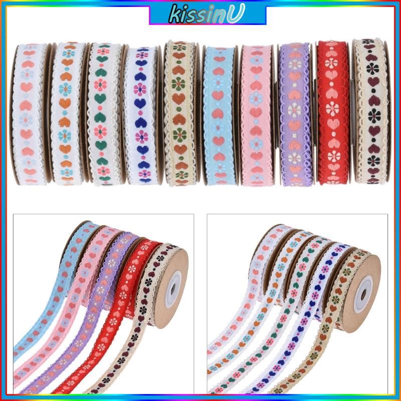 Kiss Heart Ribbon 5Yard để gói đồ trang trí đám cưới ngày lễ tình nhân