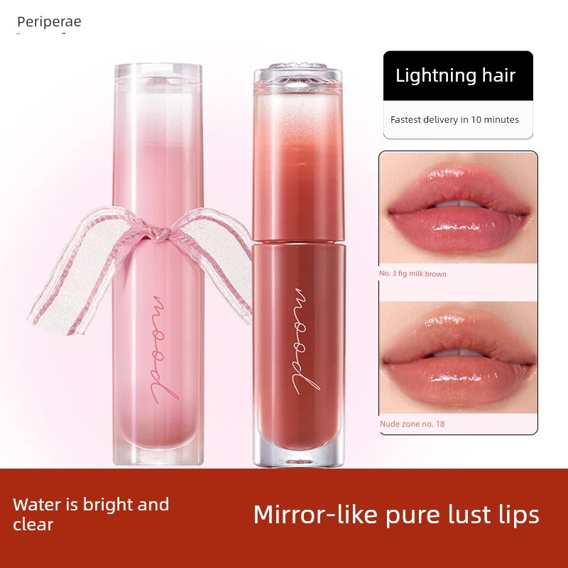 son bóng son bóng chính hãng Hàn Quốc Peripera Peripera Peripera Rock Sugar Lip Glaze Ink Shining Li