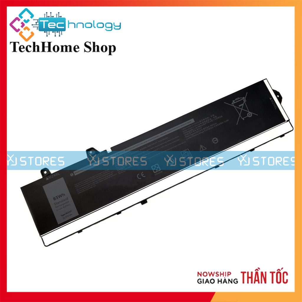 Pin Battery Laptop Dell Precision 7670 7680 7770 NWDC0 X26RT RCVVT 83Wh