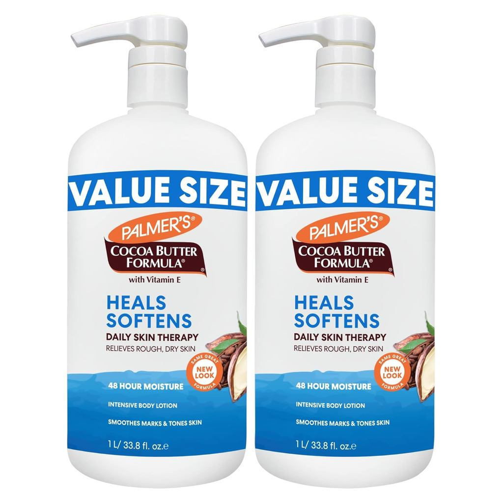 Palmer'sCocoaButterFormulaDailyTherapyBodyLotion,PumpBottle,33.8Ounces(Packof2)