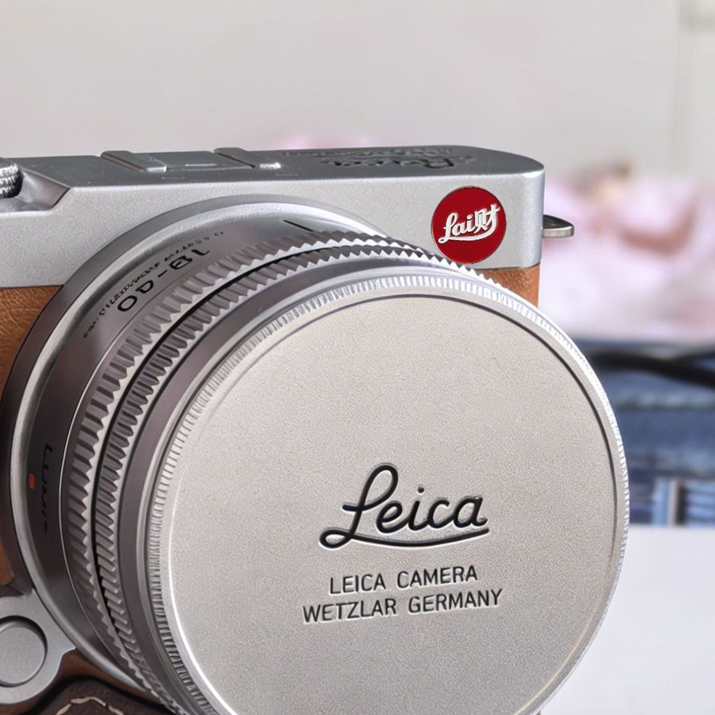 Logo Leica Nhãn Dán Kim Loại Nhỏ Nhãn Đỏ Nhãn Dán Fuji Panasonic Nikon Nhãn Dán Trang Trí May Mắn Mi