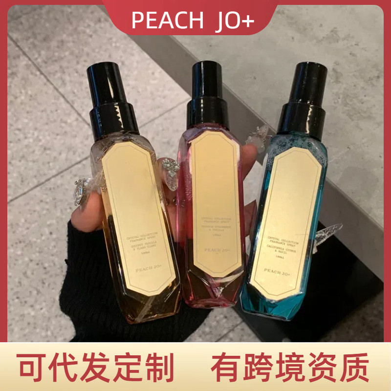 Popular~PEACH JO+Peach Diamond Fragrance Spray Bourbon Strawberry Perfume Long-lasting Fragrance Clo