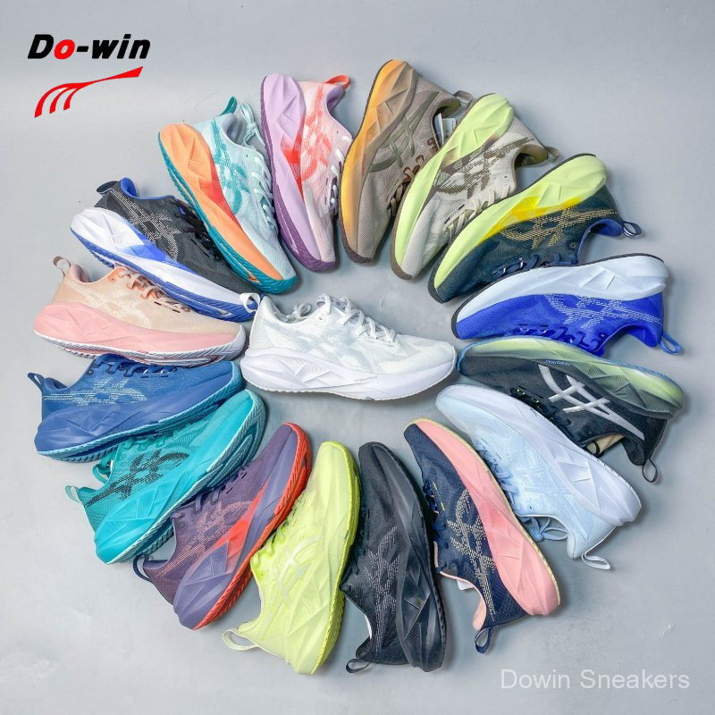 Giày ASICS NOVABLAST 5 LE nam nữ, retro fashion, mesh breathable, nhẹ, thoáng khí, giảm chấn chính h