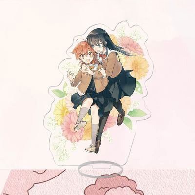 Mô hình Standee IN HÌNH BLOOM INTO YOU tượng acrylic anime mica chibi trang trí trưng bày