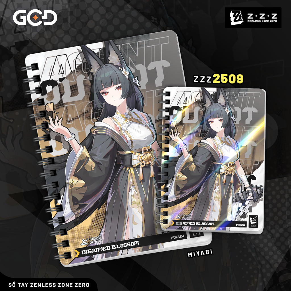 GCD Shop | Bộ sưu tập Sổ tay Agent Outfit Zenless Zone Zero ZZZ thiết kế cực chất