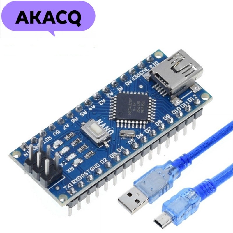 Bộ điều khiển Nano V3.0 ATmega328P tương thích với trình điều khiển USB arduino nano CH340 có CÁP NA