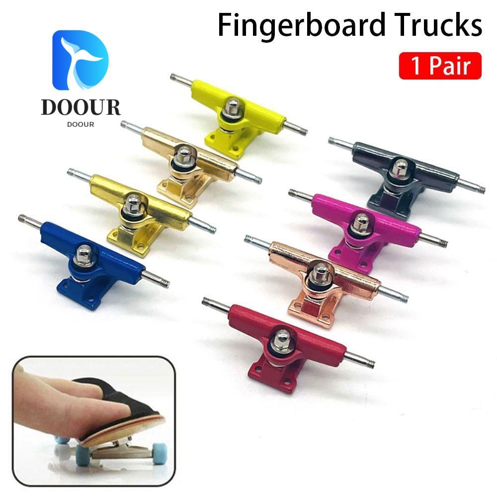 DOOURPH 1 Cặp Giá đỡ sàn chịu lực, Mô hình Bu lông xe tải Fingerboard Truck, Mini với các bộ phận vá
