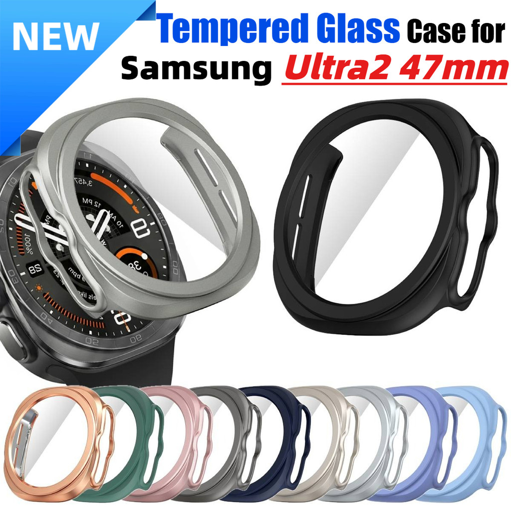 Ốp PC thủy tinh cho Samsung Galaxy Watch Ultra2 (2026) Vỏ bảo vệ 47mm Vỏ toàn diện cho Galaxy Watch 