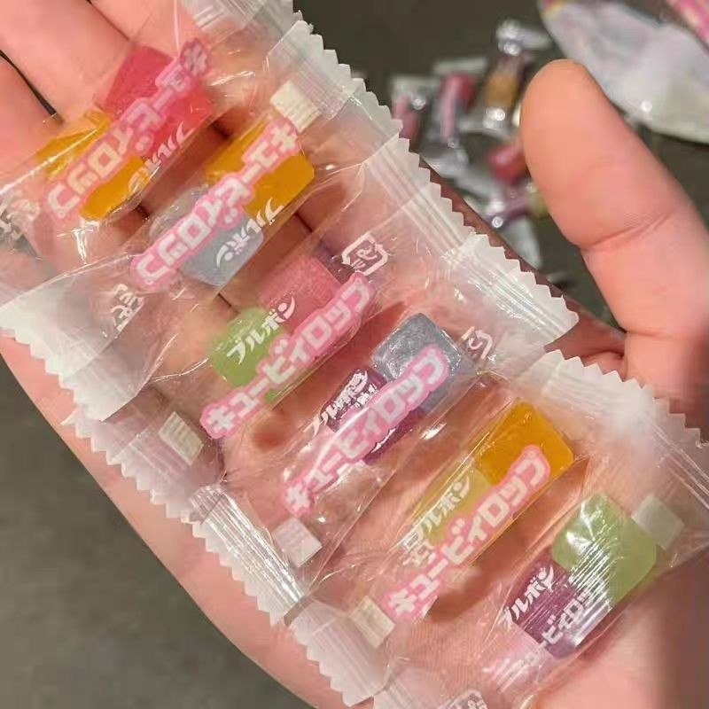 Nhập Khẩu Bourbon Hương Vị Trái Cây Kẹo Hỗn Hợp Kẹo Cưới Nhiều Màu Sắc Khối Đồ Ăn Nhẹ#进口布尔本Bourbon H