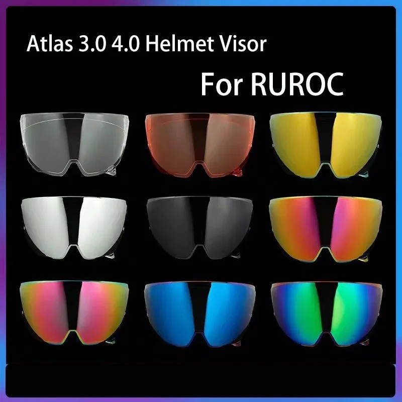 Tấm Che Cho RUROC ATLAS 3.0 4.0 Mũ Bảo Hiểm Lá Chắn Chống Tia UV Visera Casco Moto Chỉ Thay Thế Sui