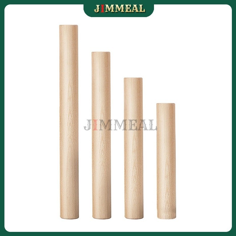 Cây Lăn Bột Gỗ Tự Nhiên Làm Bánh Chống Dính, Nhanh, Đều Jimmeal Dài 30cm 40cm