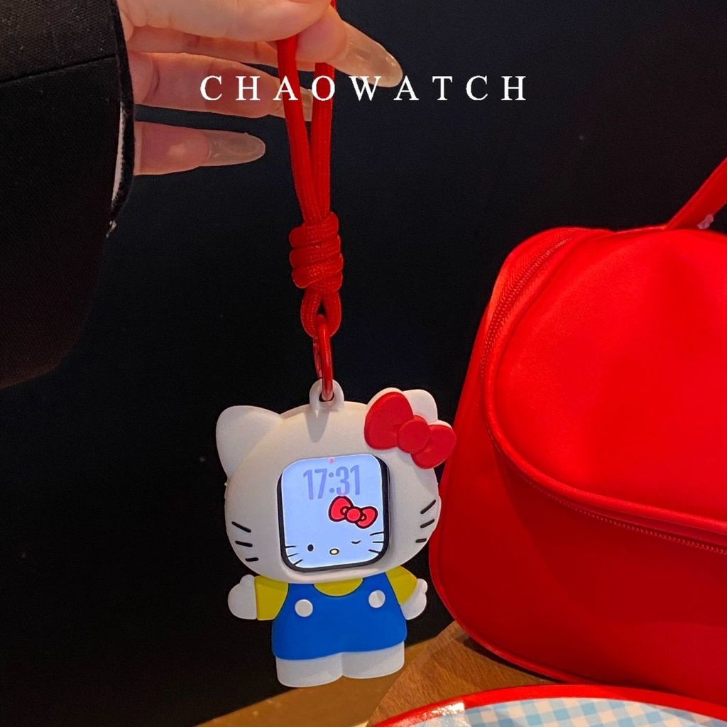 Ốp Lưng Silicon Mềm Y2K Girl Kitty Cat Cho Apple Watch S11 S9 S8 S10 SE Chống Rơi