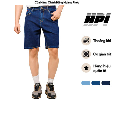 Quần Short Jean Nam ECKO UNLTD. Dáng Ôm Cotton Pha Co Giãn Thoáng Khí IS26-05011