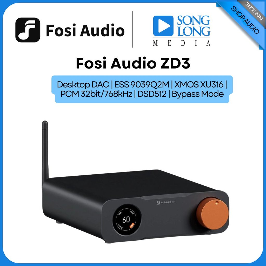 Fosi Audio ZD3 - Hàng Chính Hãng - Songlongmedia
