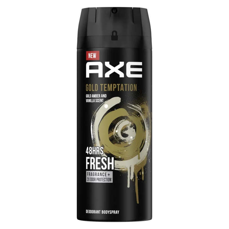 Xịt khử mùi nước hoa toàn thân AXE Gold Temptation 135ml - 19380