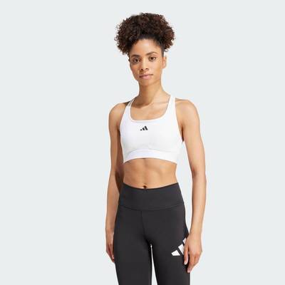 adidas Gym & Training Áo Bra Tập Luyện PrimeLiftreact Nữ trắng JG1405