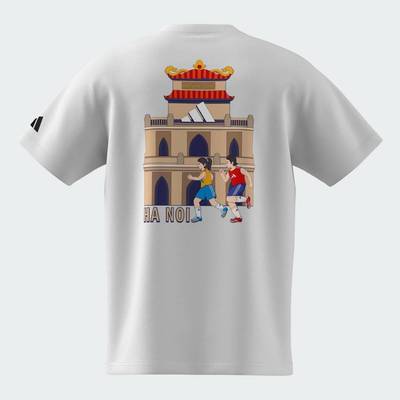 adidas Lifestyle Vietnam Running Tee Unisex White KH0746
