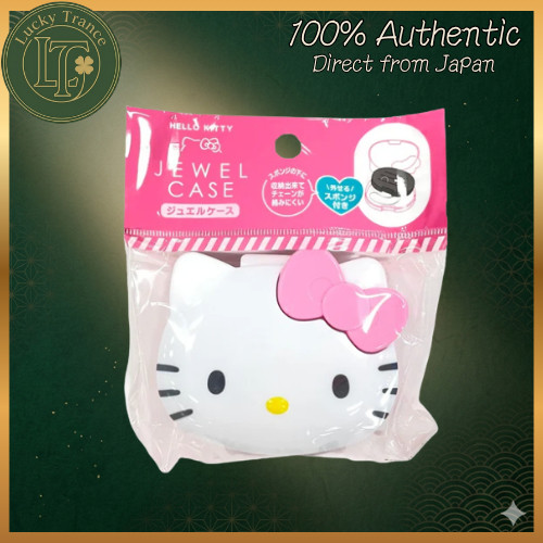 Kawaii Hello Kitty Jewel Case Travel Accessory Storage Mini Case Pink