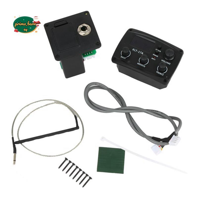 Acoustic Guitar EQ Preamp với Digital Procedding Tuner 3 Band EQ Equalizer với Tuner Guitar Pickup