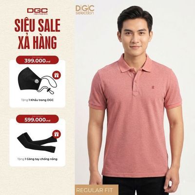 Áo Polo Ngắn Tay DGC Cổ Có Chân, Dáng Suông Áo Xẻ Sườn Tinh Tế - SAPBB04M