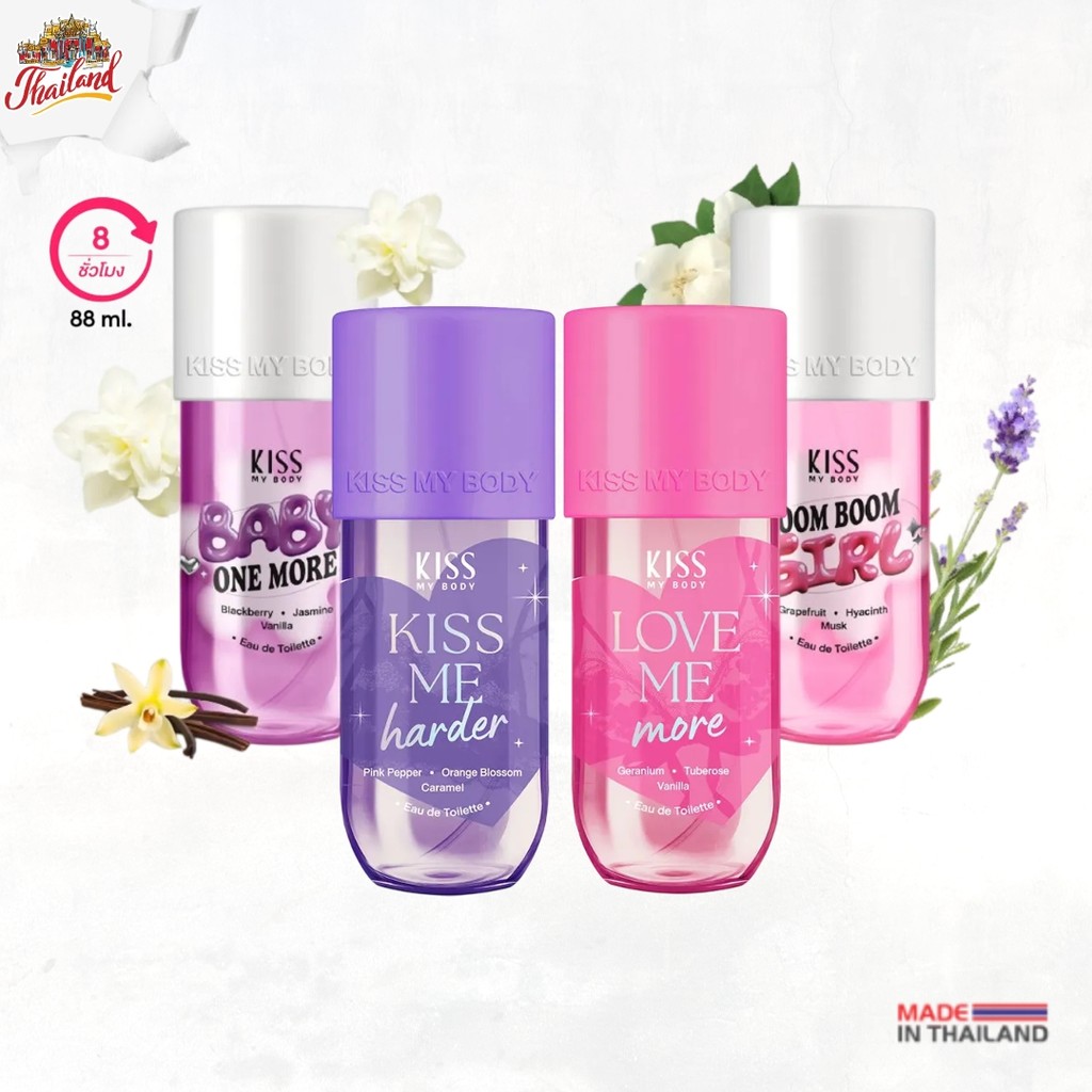 Nước hoa KISS MY BODY Eau de Toilette Sundae Whip 88 ml