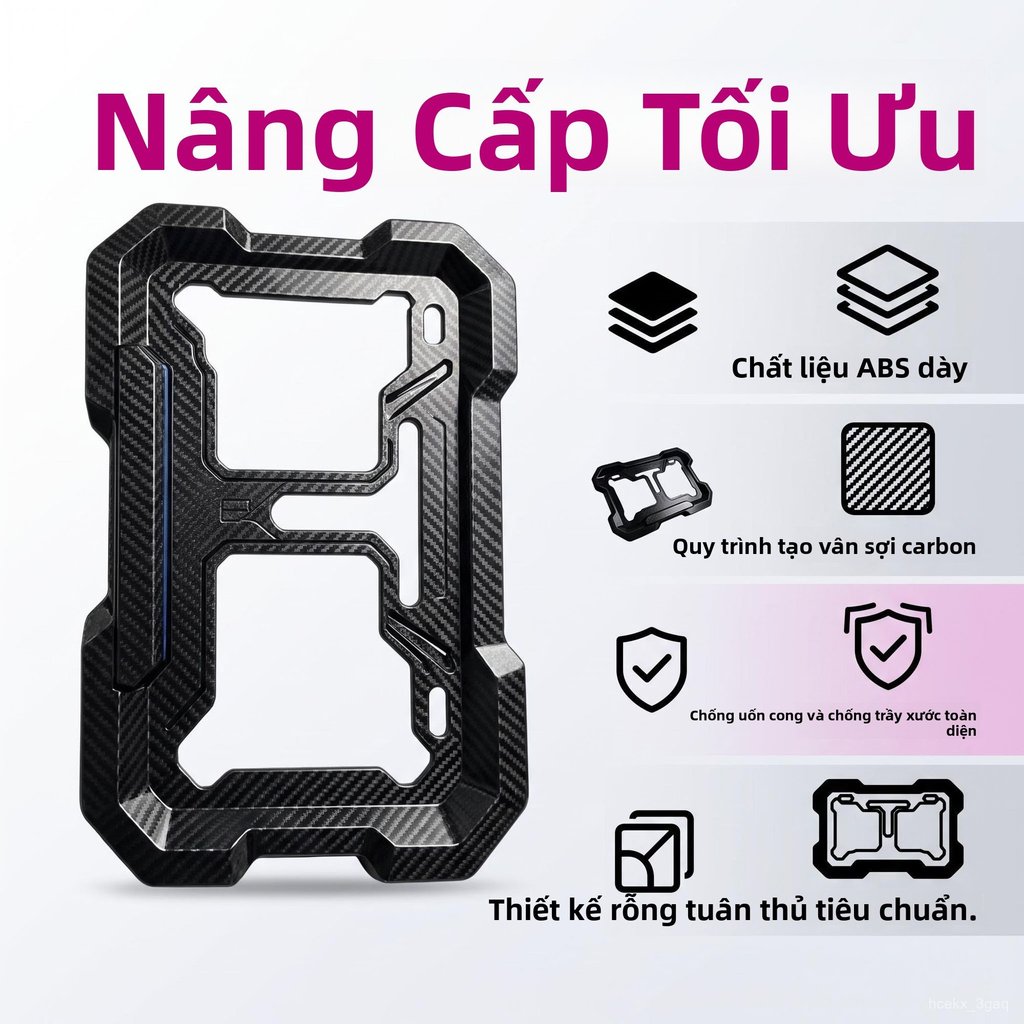 Khung biển số xe máy Yadea nhựa ABS dày chống gãy lắp đặt dễ dàng phụ kiện độ xe bền đẹp