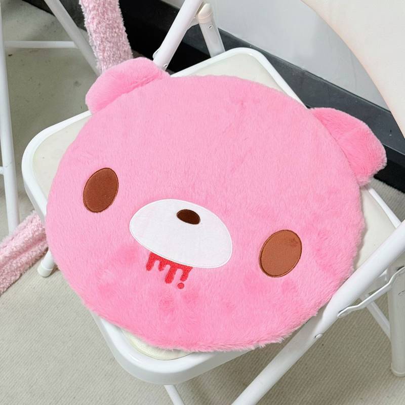Cute New Bear Plush Cushion Dormitory Office Chair Seat Cushion Cute New Bear Plush Dormitory Office