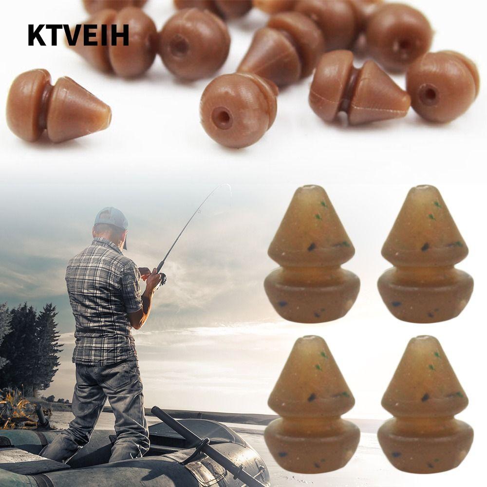 KTVEIH 50 Chiếc Cá Chép Chặn Câu Cá Nóng Ronnie Rig bầu Pop UP Boilies Dừng