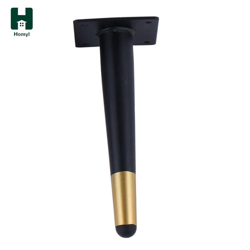 Homyl Đồ Nội Thất Chân Kim Loại Côn Chân Sắt Sofa Chân Tủ Tivi Đồ Nội Thất Thay Thế Có Ốc Vít Và Tấm