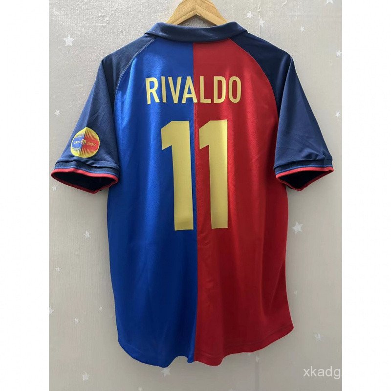 1899-1999 Barcelona Phiên bản trăm năm Retro Jersey Áo bóng đá thể thao Áo đấu