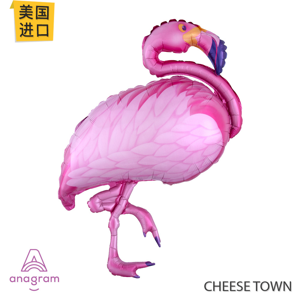 Hoa Kỳ. Nhập Khẩu Một Thương Hiệu Anagram Anagram Flamingo Phim Nhôm Bóng Nhôm Lá Flamingo Flamingo 