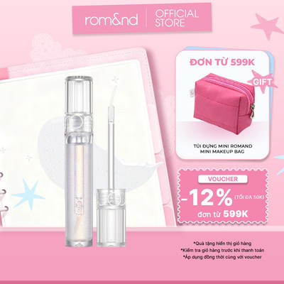 [Rom&nd] Son tint bóng mịn mượt Hàn Quốc Romand Glasting Water Gloss 4.5g
